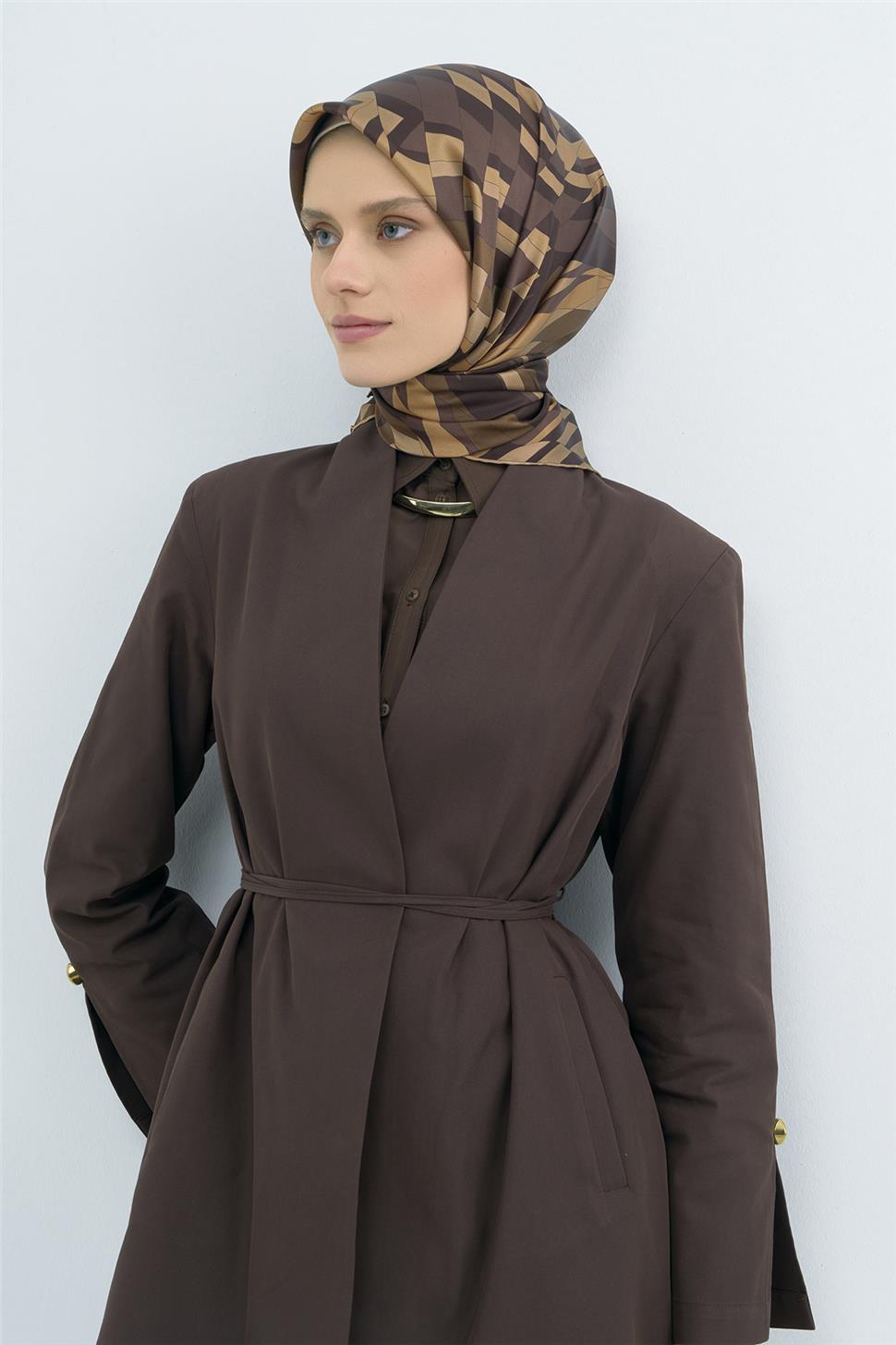 Armine 2026 İlkbahar Yaz Saf İpek Sura Eşarp 9507D 02