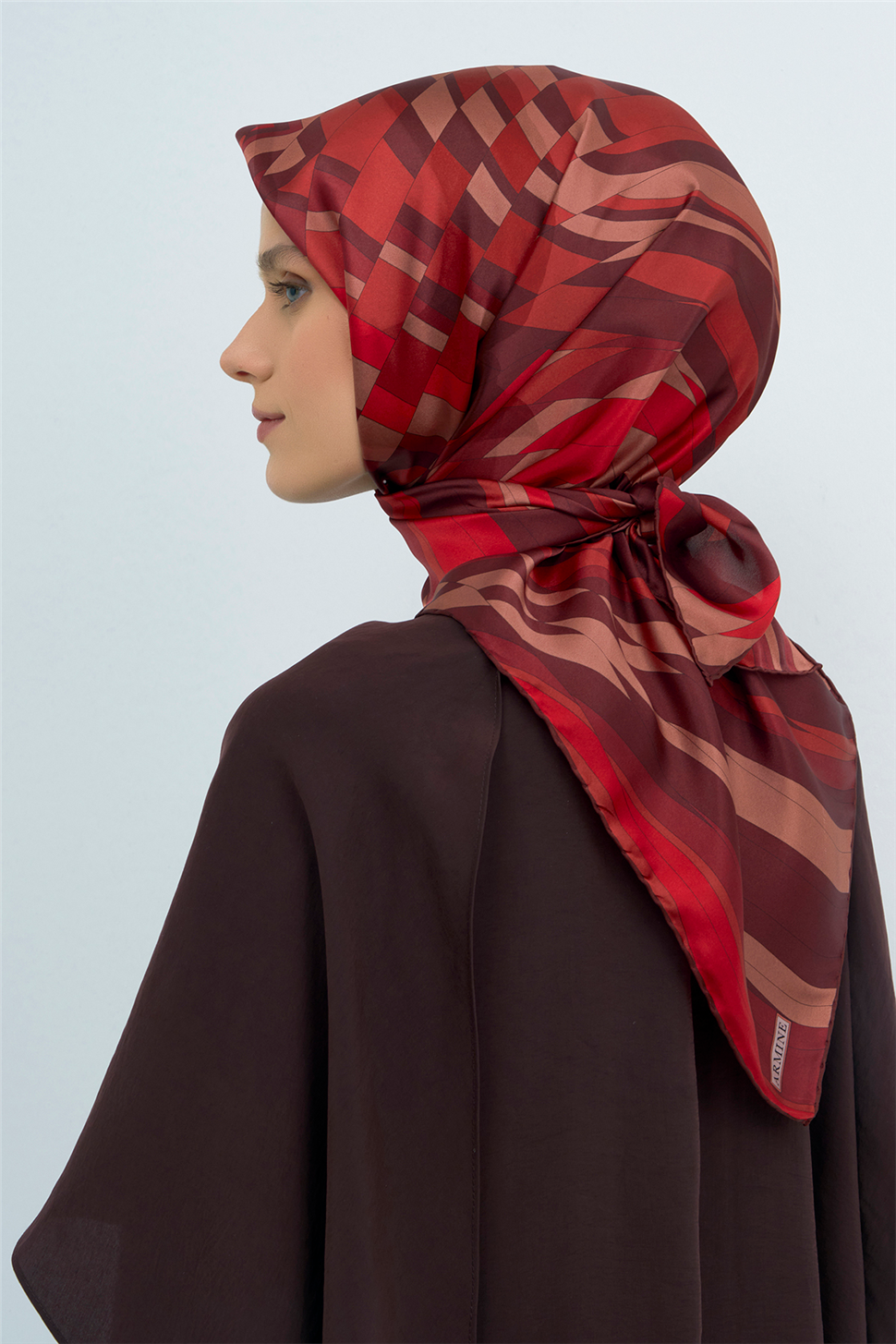 Armine 2026 İlkbahar Yaz Saf İpek Sura Eşarp 9507D 51