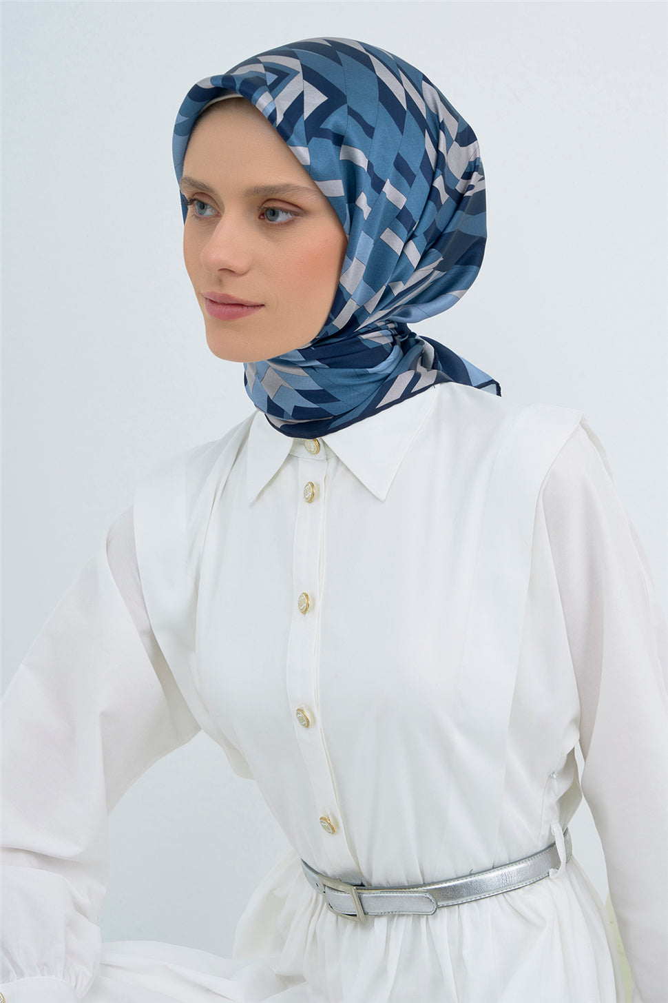 Armine 2026 İlkbahar Yaz Saf İpek Sura Eşarp 9507D 83