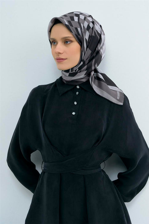 Armine 2026 İlkbahar Yaz Saf İpek Sura Eşarp 9507D 86