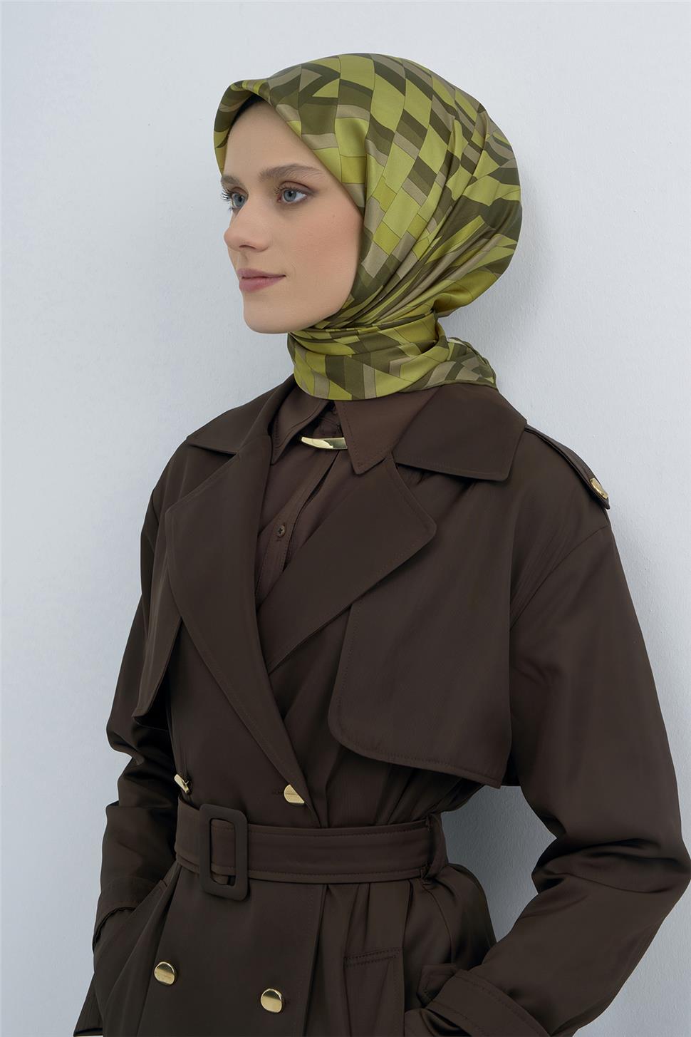 Armine 2026 İlkbahar Yaz Saf İpek Sura Eşarp 9507D 52