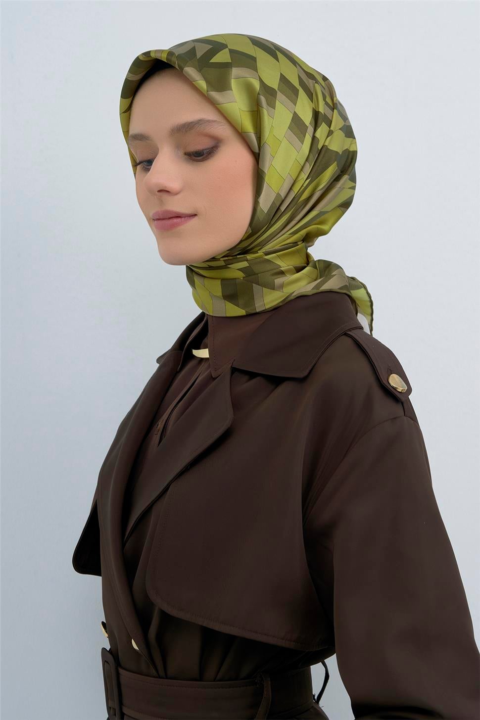 Armine 2026 İlkbahar Yaz Saf İpek Sura Eşarp 9507D 52