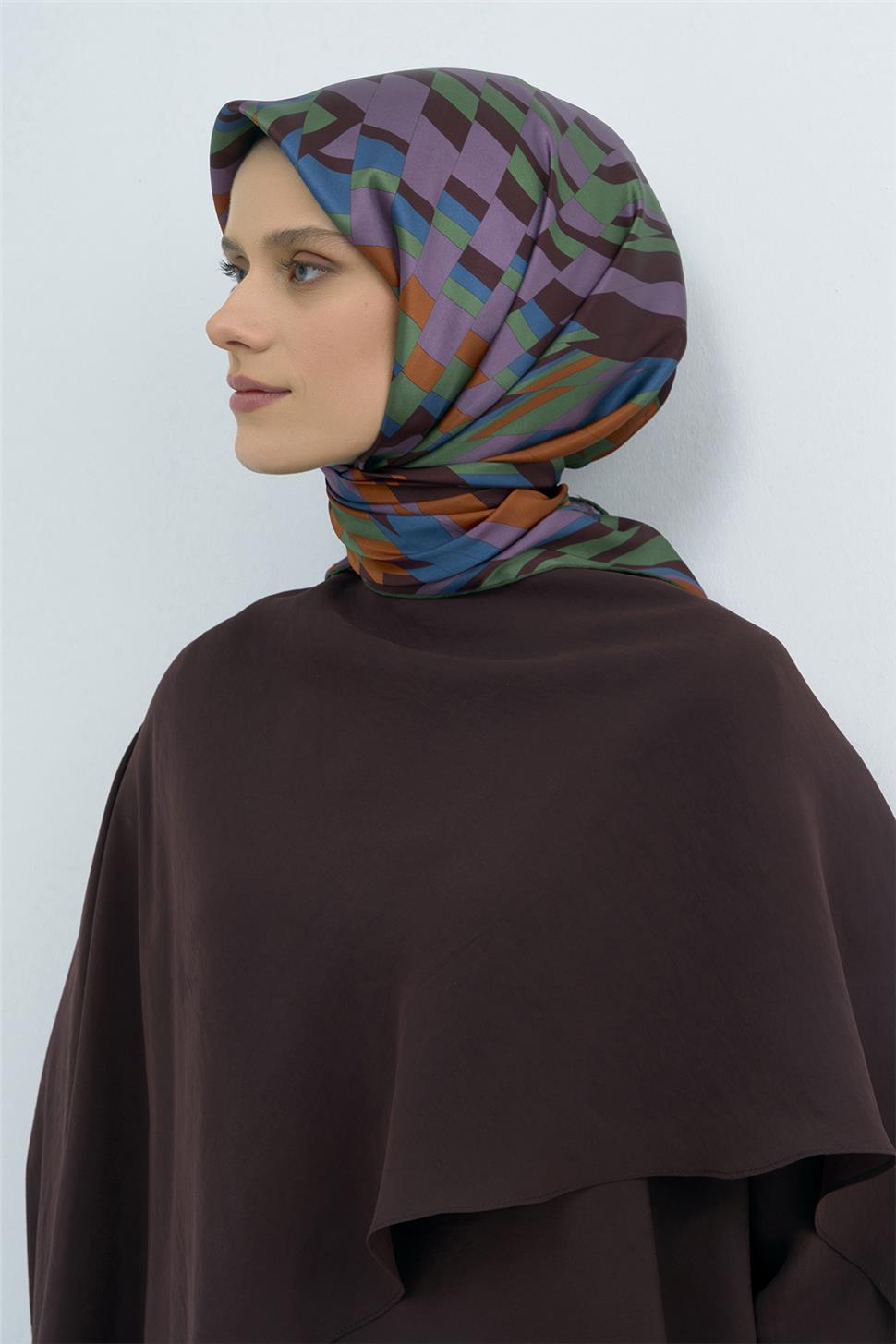 Armine 2026 İlkbahar Yaz Saf İpek Sura Eşarp 9507D 53