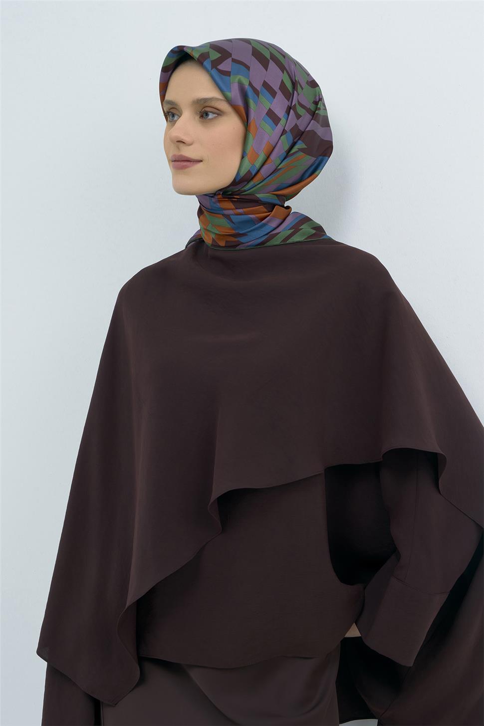 Armine 2026 İlkbahar Yaz Saf İpek Sura Eşarp 9507D 53