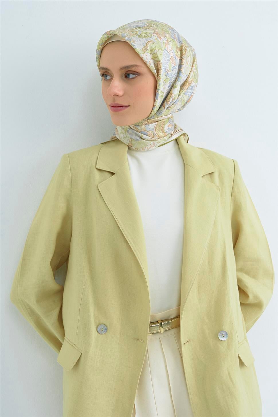 Armine 2026 İlkbahar Yaz Saf İpek Sura Eşarp 9508D 53