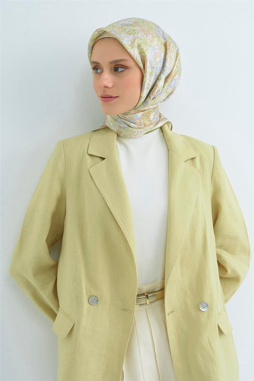 Armine 2026 İlkbahar Yaz Saf İpek Sura Eşarp 9508D 53