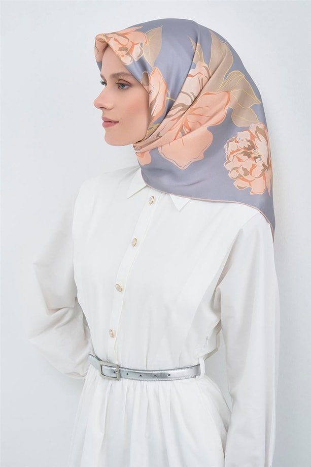 Armine Saf İpek Sura Eşarp 9509D 81