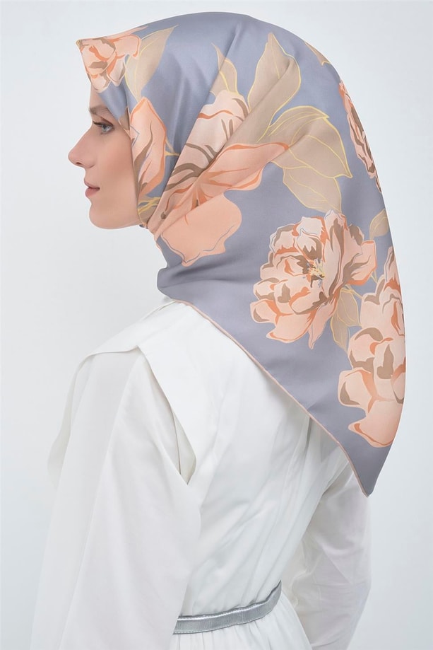 Armine Saf İpek Sura Eşarp 9509D 81