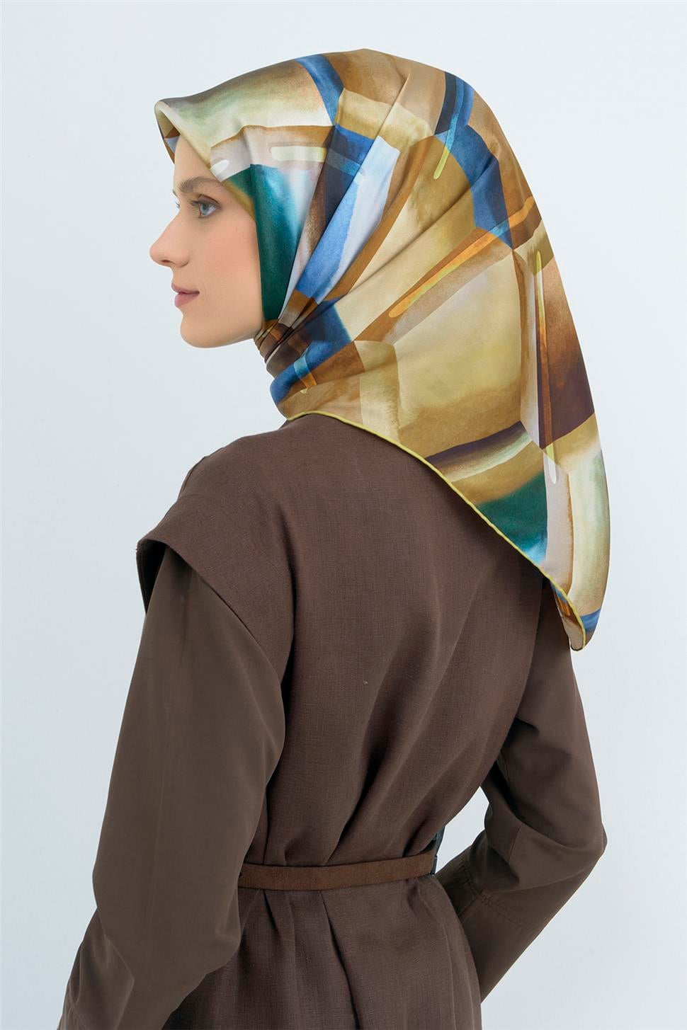 Armine 2026 İlkbahar Yaz Saf İpek Sura Eşarp 9510D 32