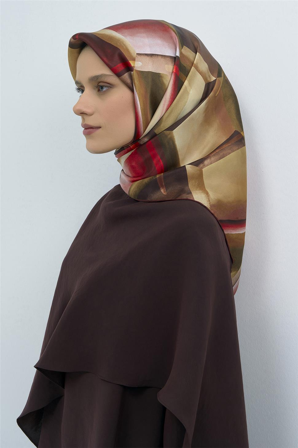 Armine 2026 İlkbahar Yaz Saf İpek Sura Eşarp 9510D 36