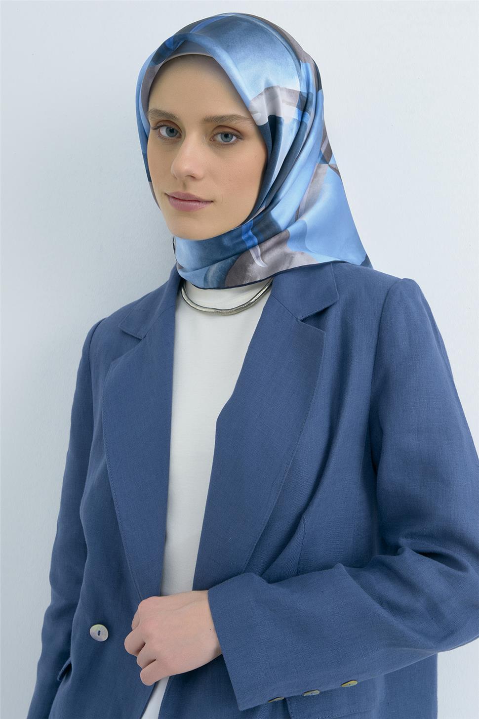 Armine 2026 İlkbahar Yaz Saf İpek Sura Eşarp 9510D 52