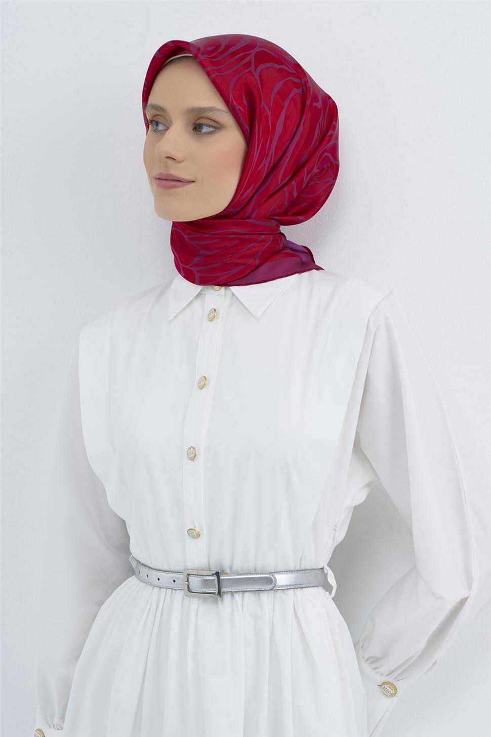 Armine 2026 İlkbahar Yaz Saf İpek Sura Eşarp 9511D 82