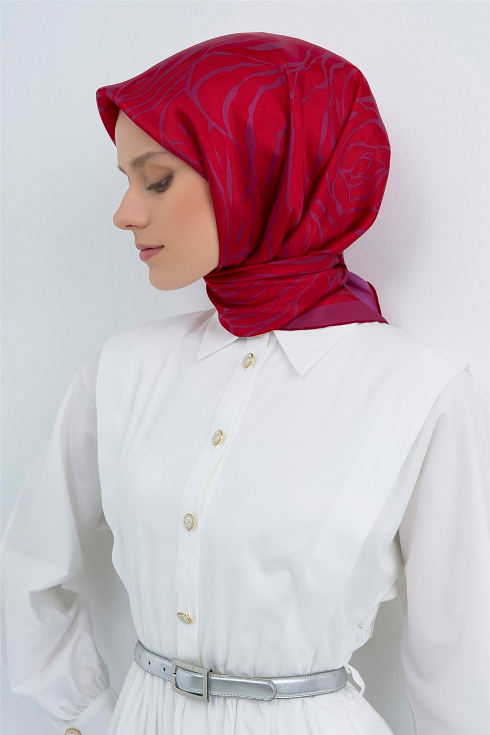 Armine 2026 İlkbahar Yaz Saf İpek Sura Eşarp 9511D 82