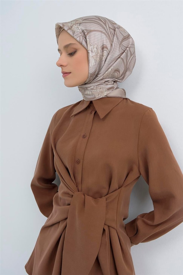 Armine Saf İpek Sura Eşarp 9512D 01