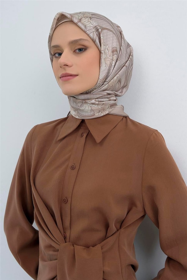 Armine Saf İpek Sura Eşarp 9512D 01