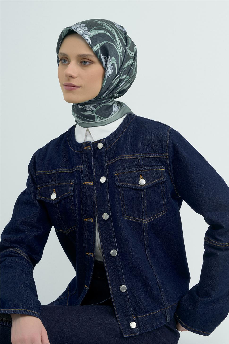 Armine 2026 İlkbahar Yaz Saf İpek Sura Eşarp 9512D 02