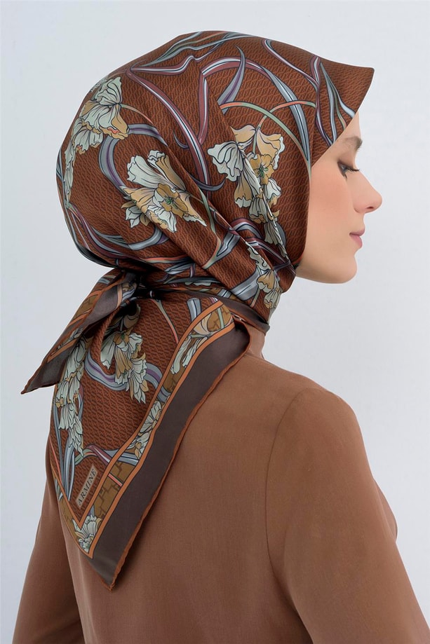 Armine Saf İpek Sura Eşarp 9512D 54
