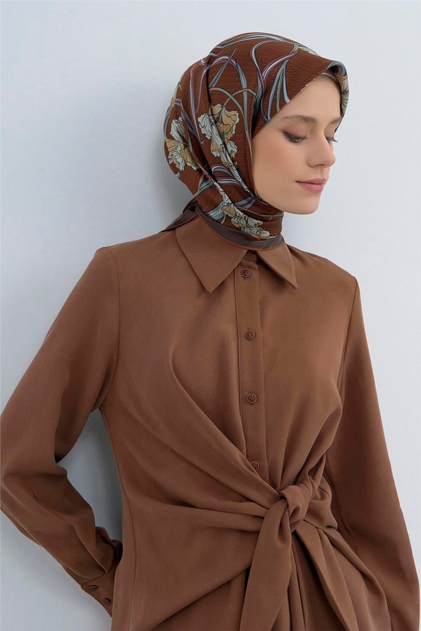 Armine Saf İpek Sura Eşarp 9512D 54