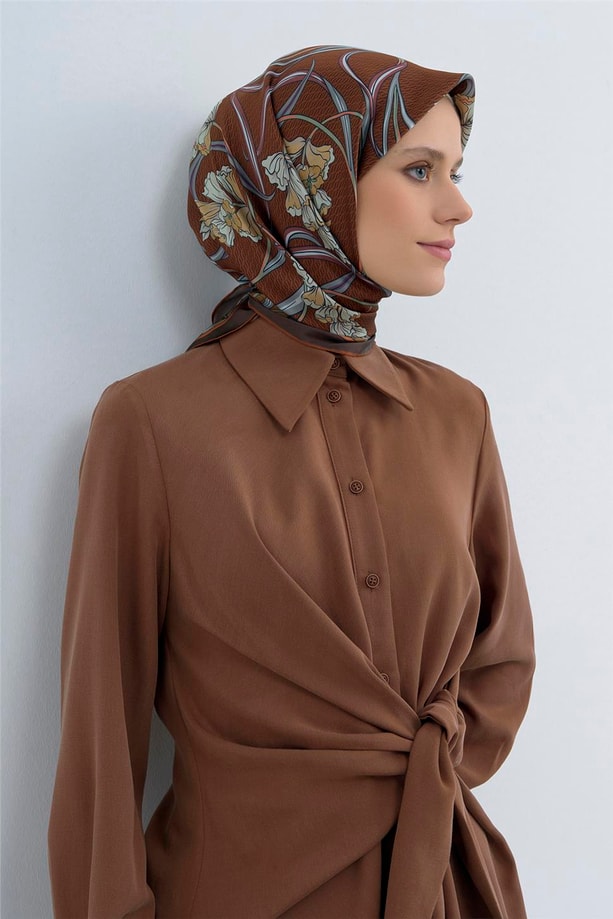 Armine Saf İpek Sura Eşarp 9512D 54