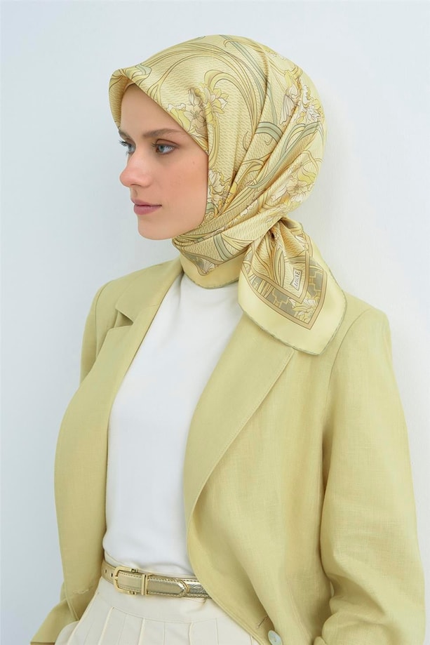 Armine Saf İpek Sura Eşarp 9512D 84