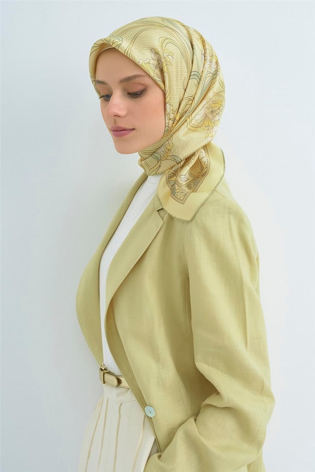 Armine Saf İpek Sura Eşarp 9512D 84