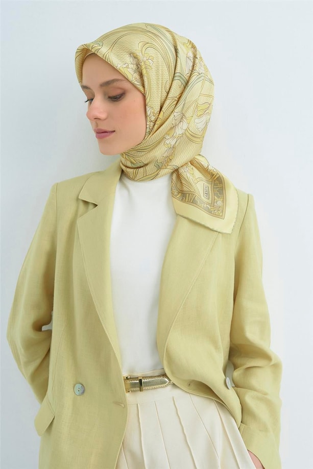 Armine Saf İpek Sura Eşarp 9512D 84