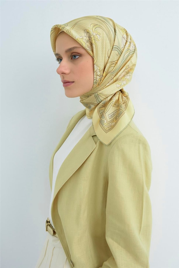 Armine Saf İpek Sura Eşarp 9512D 84