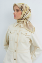 Armine 2026 İlkbahar Yaz Saf İpek Sura Eşarp 9515D 35