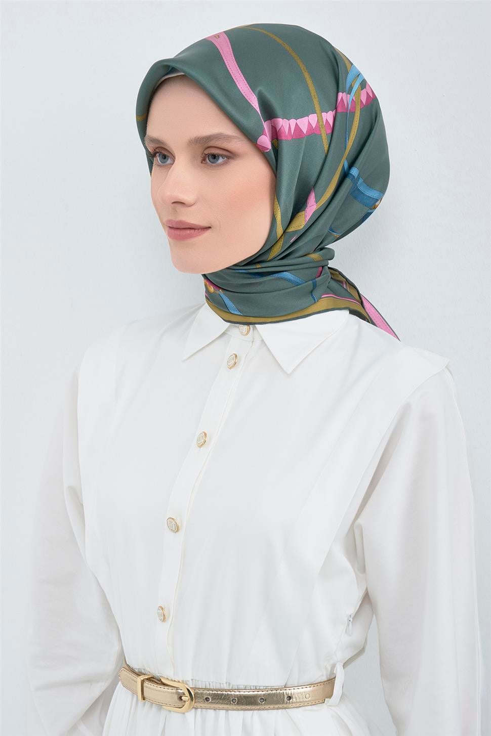 Armine 2026 İlkbahar Yaz Saf İpek Sura Eşarp 9517D 50
