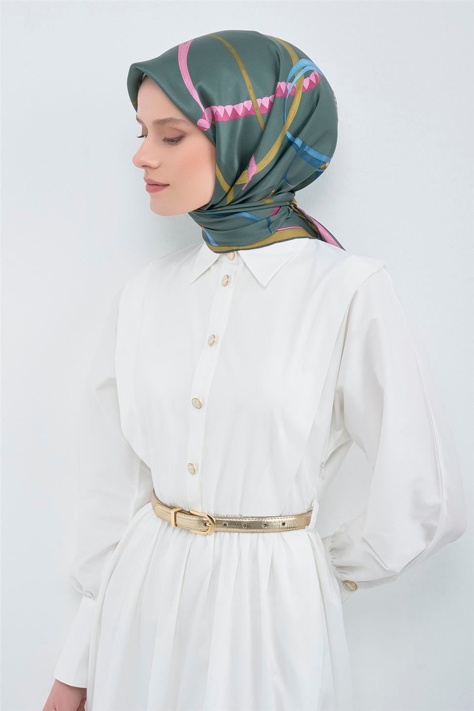 Armine 2026 İlkbahar Yaz Saf İpek Sura Eşarp 9517D 50