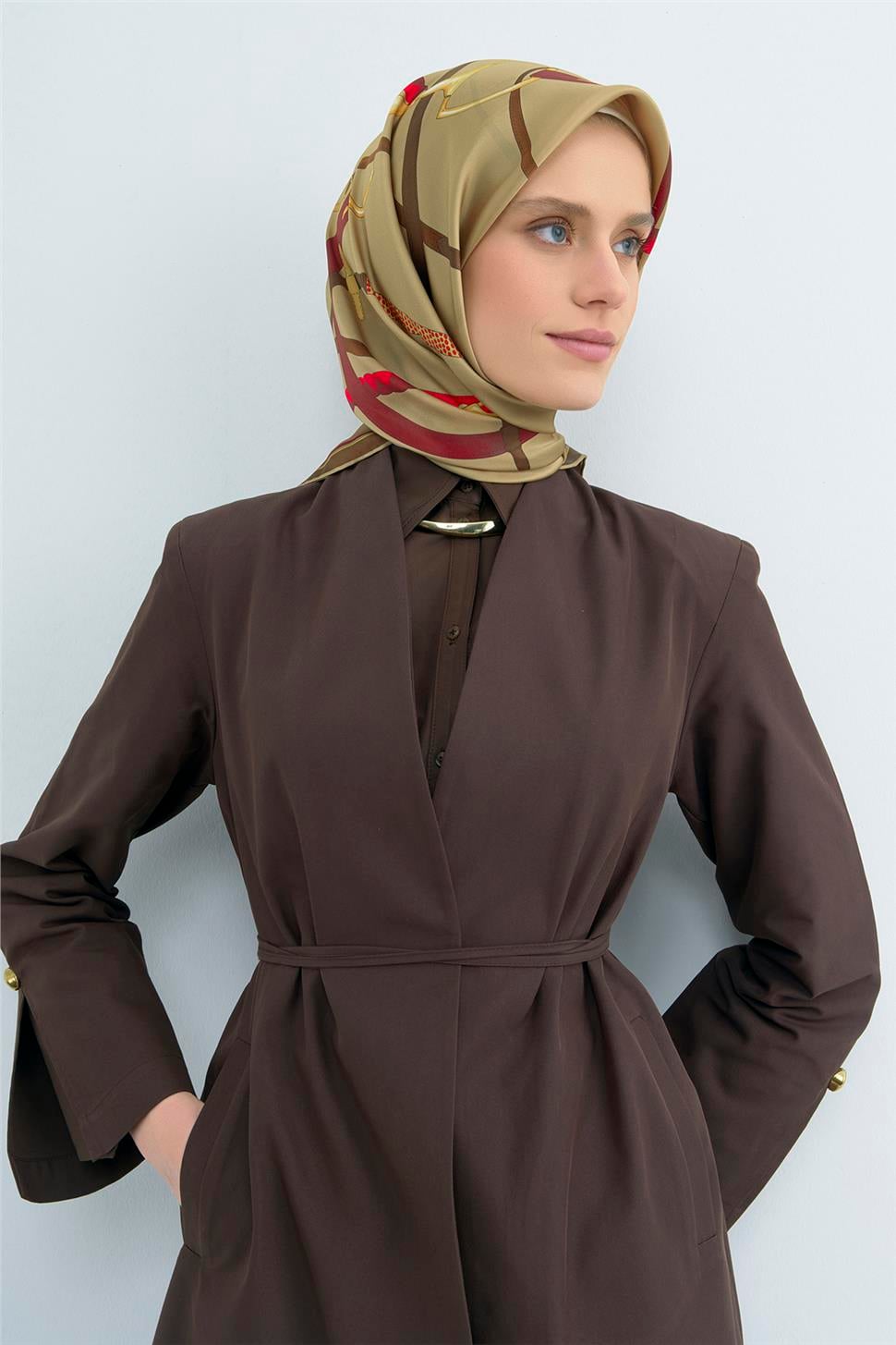Armine 2026 İlkbahar Yaz Saf İpek Sura Eşarp 9517D 52