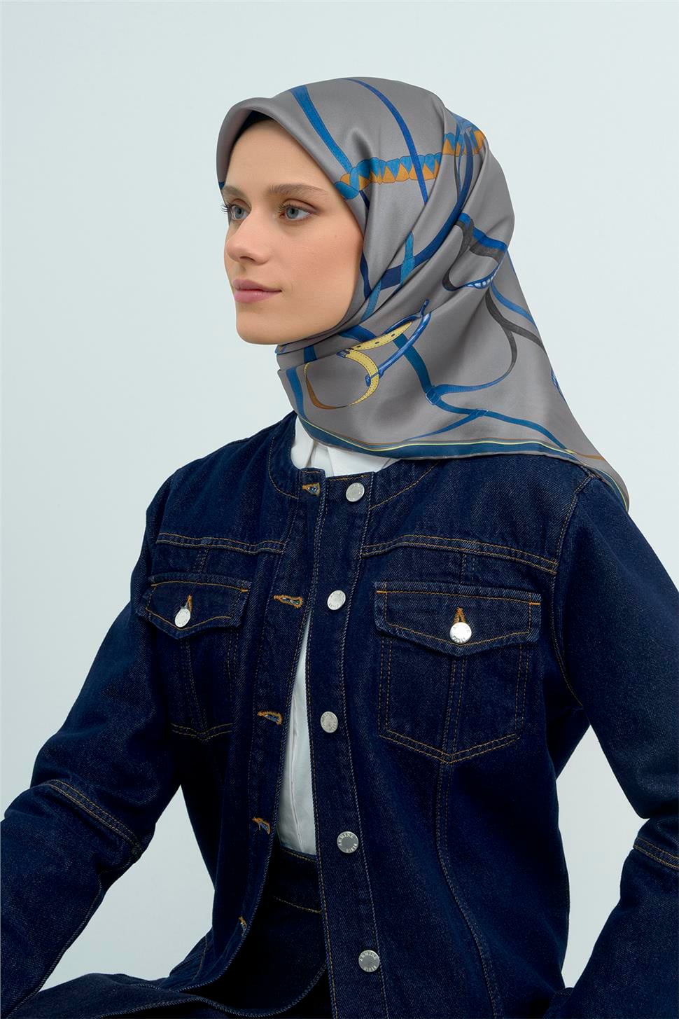 Armine 2026 İlkbahar Yaz Saf İpek Sura Eşarp 9517D 80