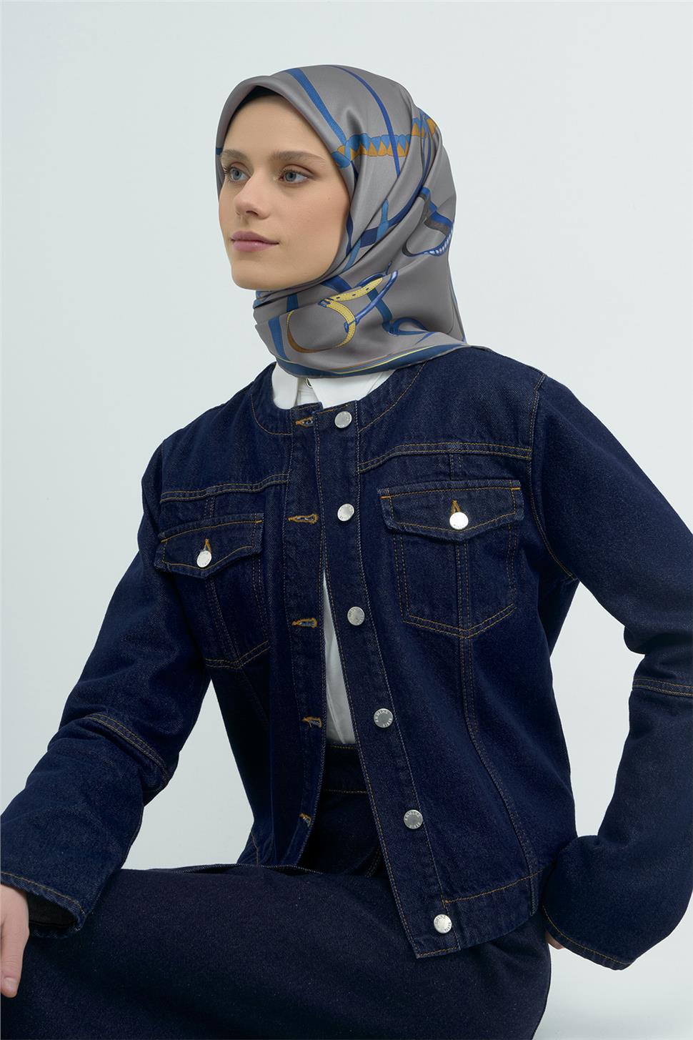 Armine 2026 İlkbahar Yaz Saf İpek Sura Eşarp 9517D 80