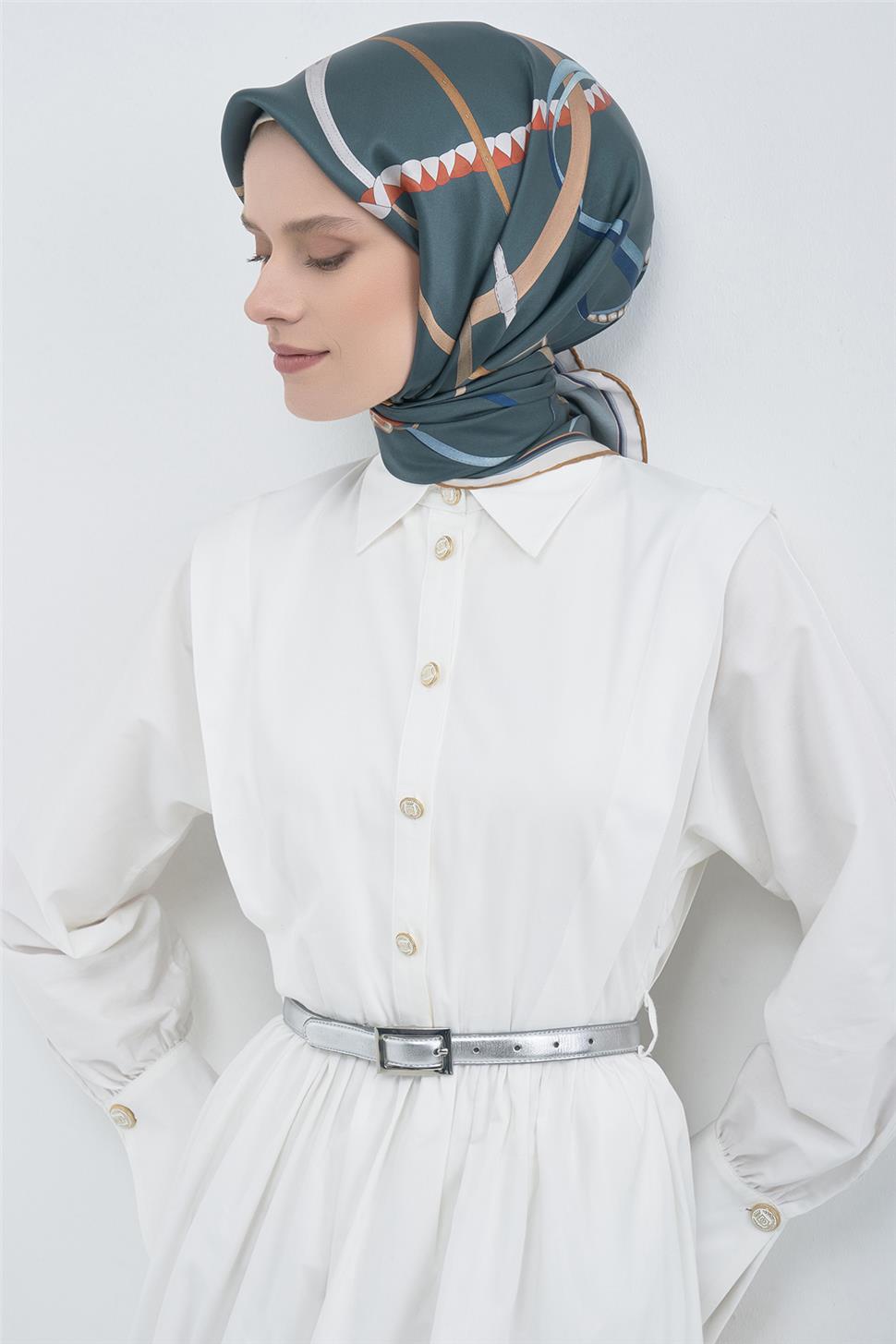 Armine 2026 İlkbahar Yaz Saf İpek Sura Eşarp 9517D 81 - 1