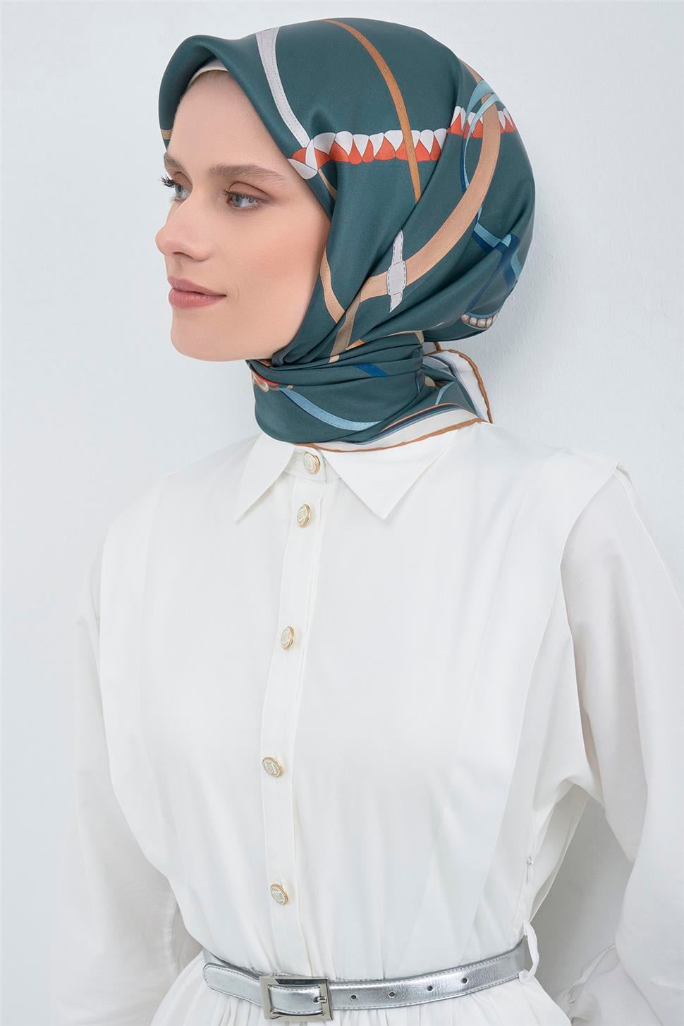 Armine 2026 İlkbahar Yaz Saf İpek Sura Eşarp 9517D 81 - 2