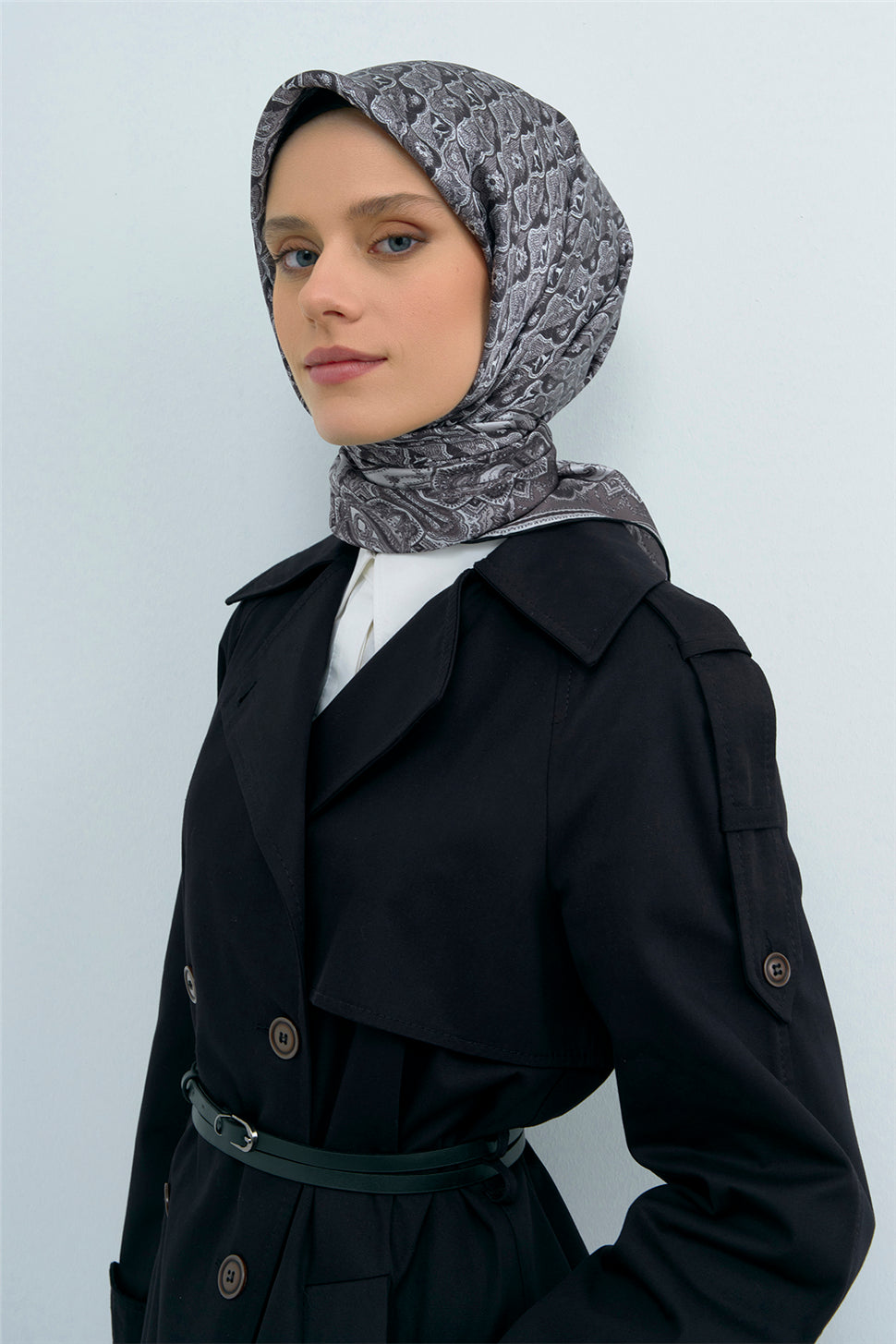 Armine 2026 İlkbahar Yaz Saf İpek Sura Eşarp 9518D 01