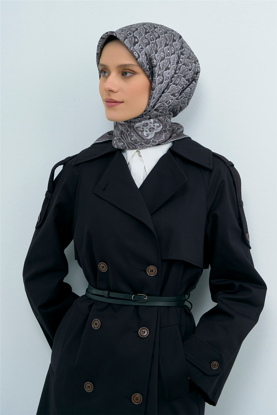 Armine 2026 İlkbahar Yaz Saf İpek Sura Eşarp 9518D 01