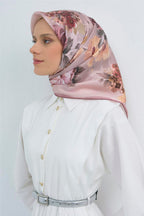 Armine 2026 İlkbahar Yaz Saf İpek Sura Eşarp 9520D 02