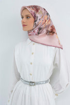 Armine 2026 İlkbahar Yaz Saf İpek Sura Eşarp 9520D 02