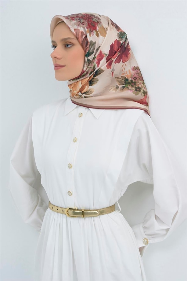 Armine Saf İpek Sura Eşarp 9520D 06
