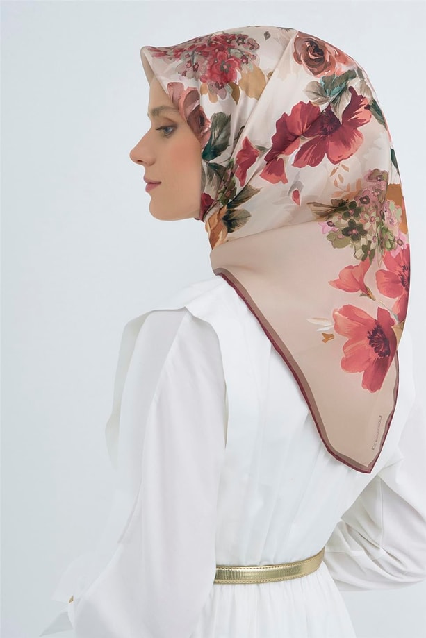 Armine Saf İpek Sura Eşarp 9520D 06