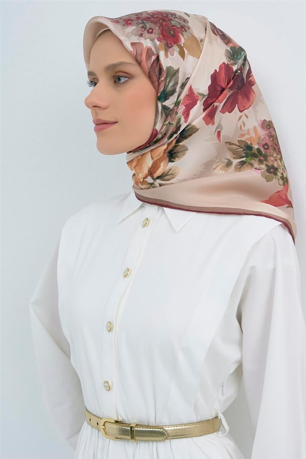 Armine Saf İpek Sura Eşarp 9520D 06