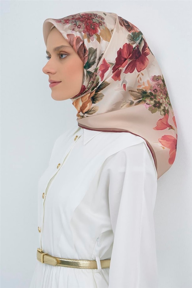 Armine Saf İpek Sura Eşarp 9520D 06