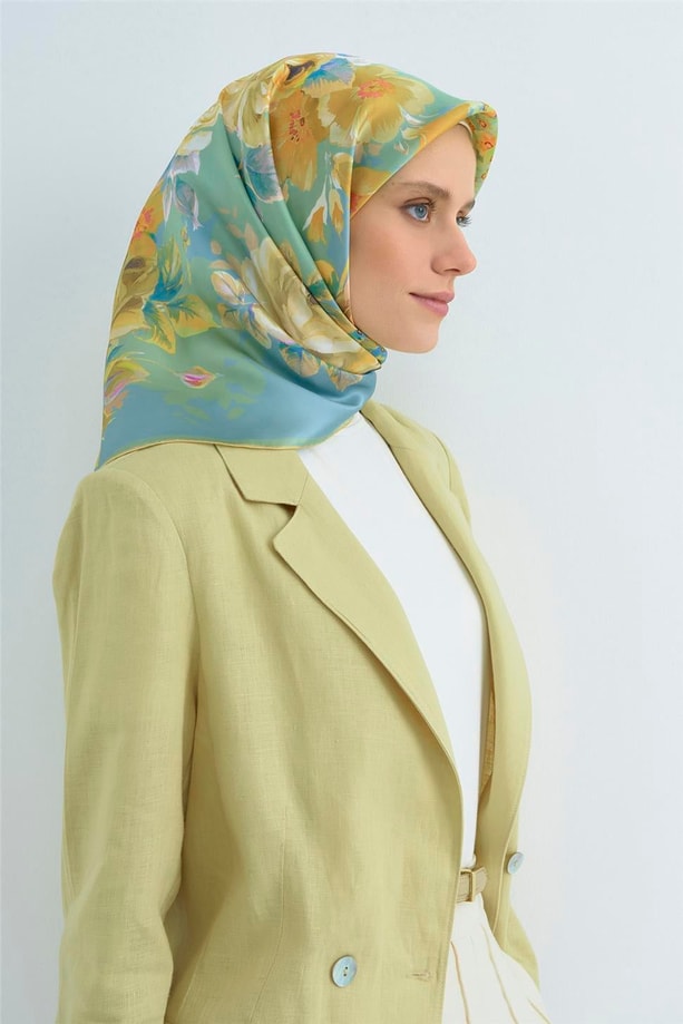 Armine Saf İpek Sura Eşarp 9520D 53