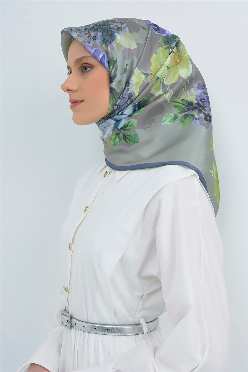 Armine 2026 İlkbahar Yaz Saf İpek Sura Eşarp 9520D 83