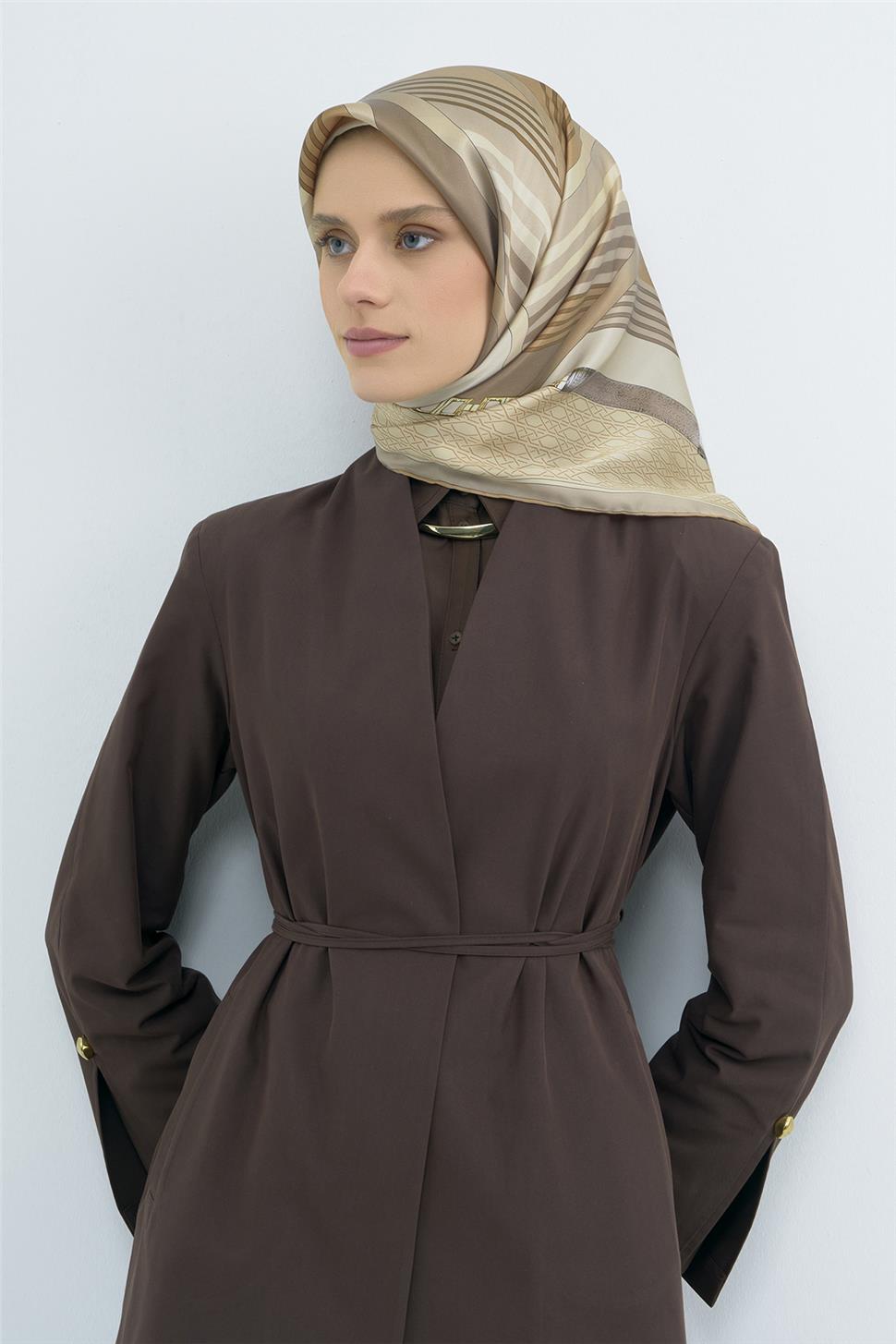 Armine 2026 İlkbahar Yaz Saf İpek Sura Eşarp 9521D 85