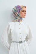 Armine 2026 İlkbahar Yaz Saf İpek Sura Eşarp 9523D 35