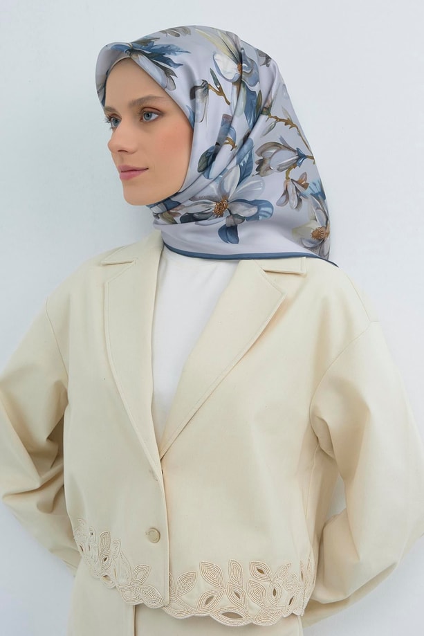 Armine Saf İpek Sura Eşarp 9524D 01