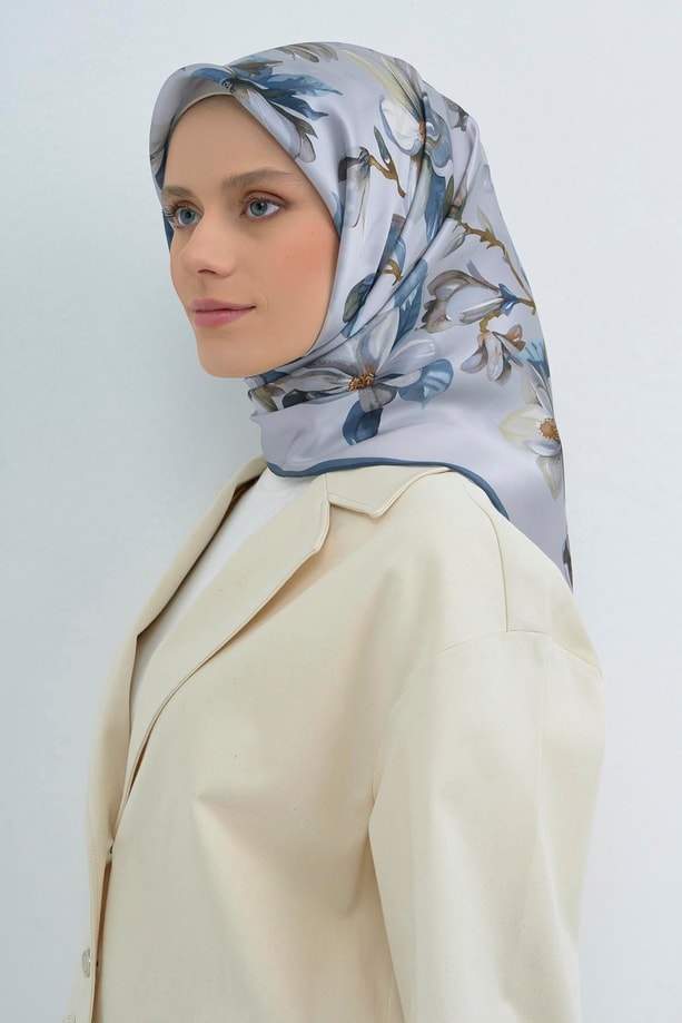 Armine Saf İpek Sura Eşarp 9524D 01