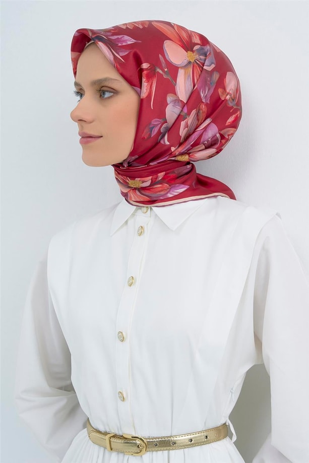 Armine Saf İpek Sura Eşarp 9524D 34